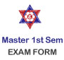 TU Master Level First Semester Exam Form Fill up notice 