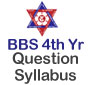 TU BBS 4th year Question Collection and Syllabus