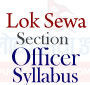 Syllabus  of Lok Sewa Section Officer (Sakha Adhikrit) 2081 2024