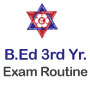 TU 4 Yrs B.Ed 3rd Year exam routine published