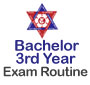 TU Bachelor level 3rd year exam routine 