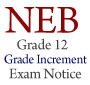 NEB Grade 12 Grade Increment Notice 2081