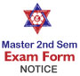 TU Master Level 2nd Semester Exam Form Notice